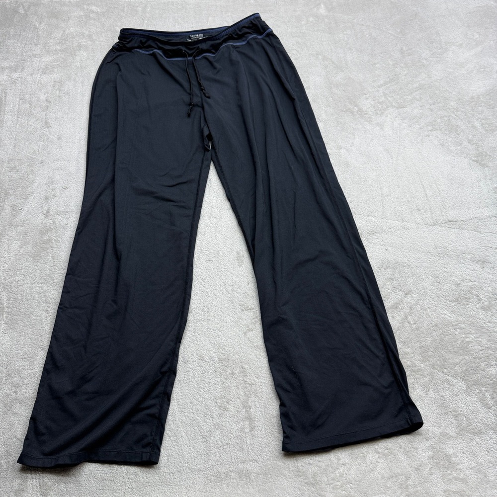 Kerrits‎ Performance Pants Women's Medium Black Wide Leg Drawstring Equestrian